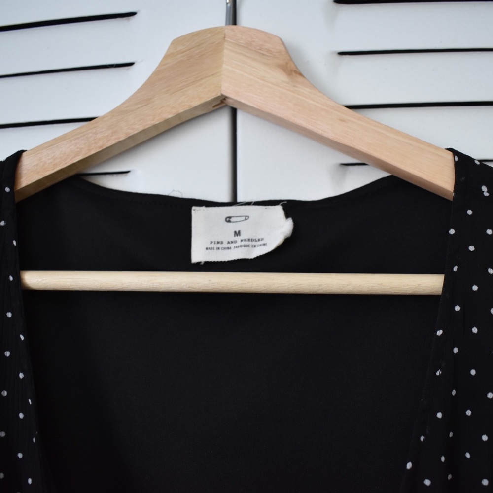 Pins & Needles Polka Dot Dress | Black & White - Picture 3 of 8